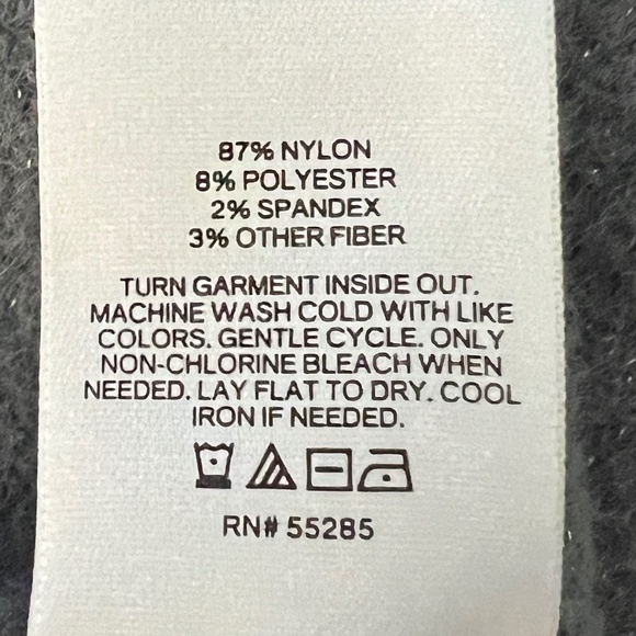 Express Cowl Neck Drawstring Waist Sweater Sz Small- Grey - Picture 8 of 9